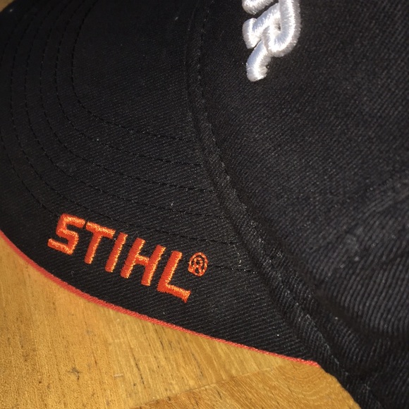 Stihl TS 420 X2 Air filtration world tour 6 panel baseball style hat vented cap - Picture 5 of 11